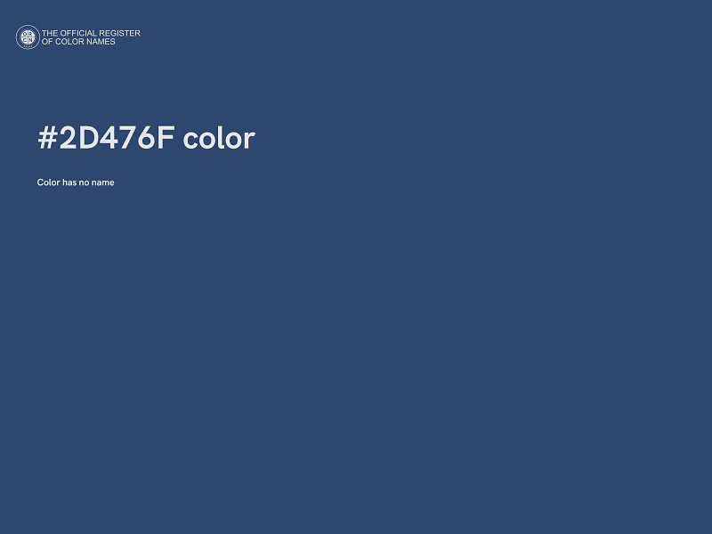 #2D476F color image