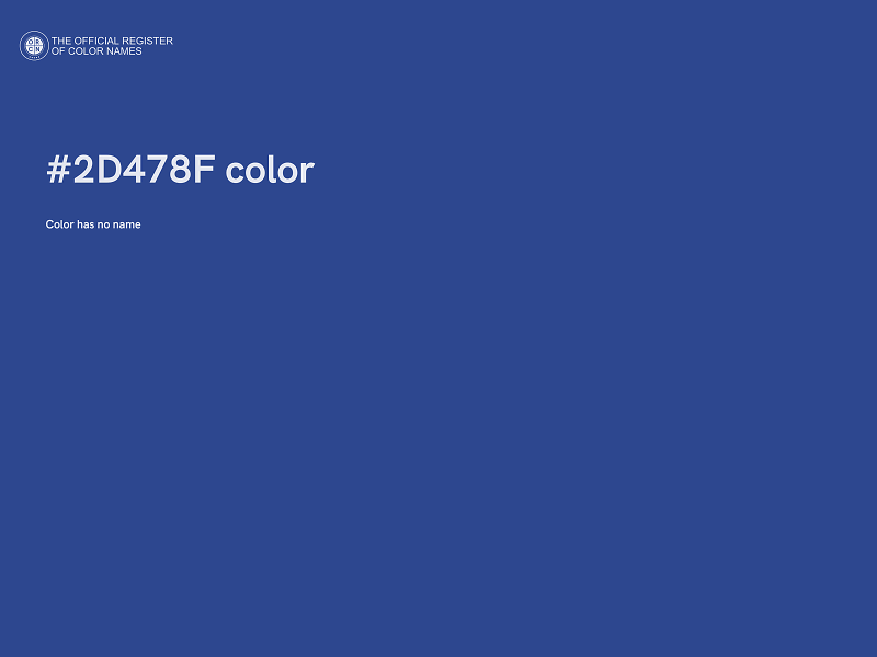 #2D478F color image