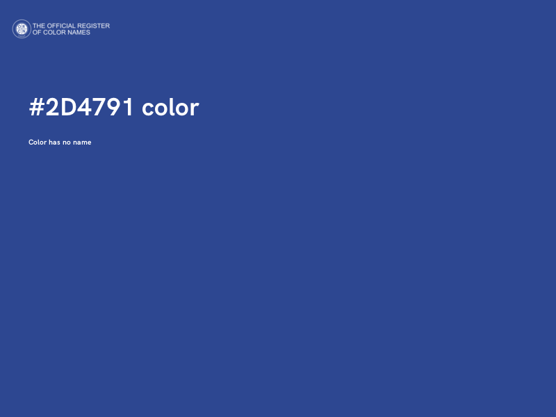 #2D4791 color image