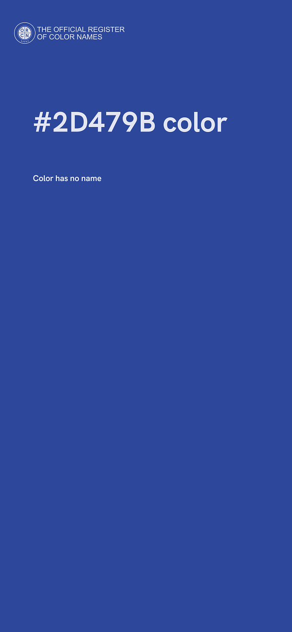 #2D479B color image