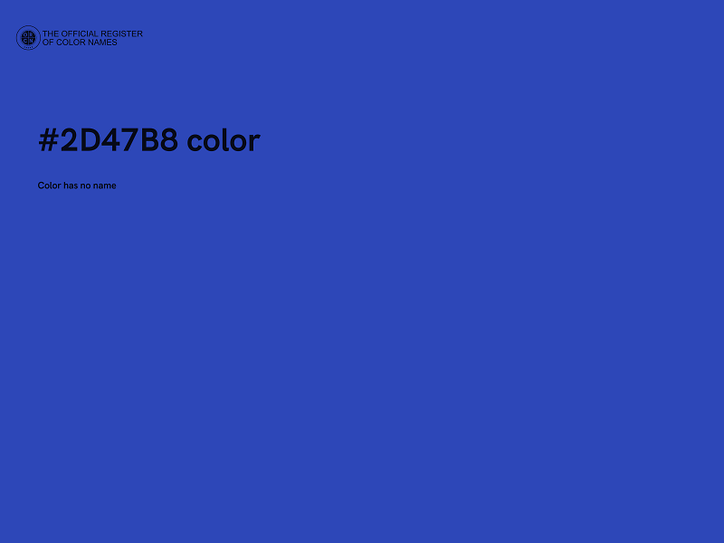 #2D47B8 color image