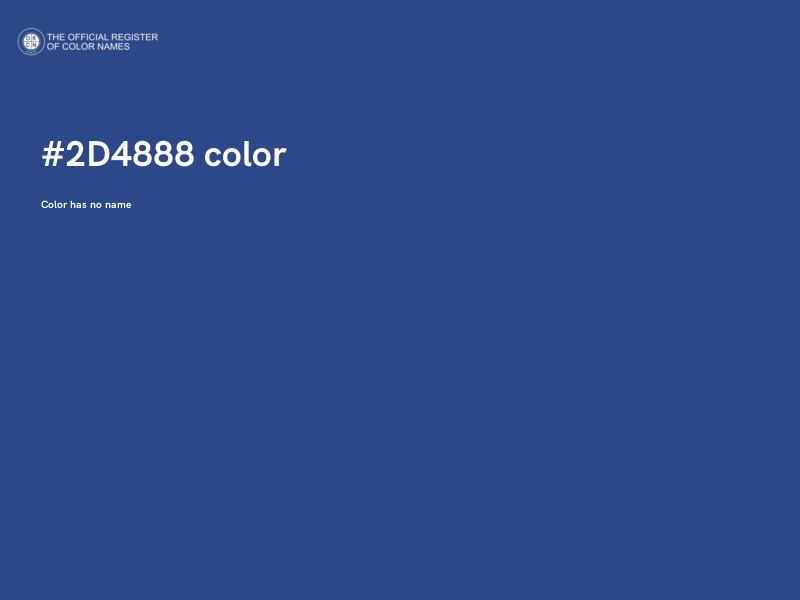 #2D4888 color image