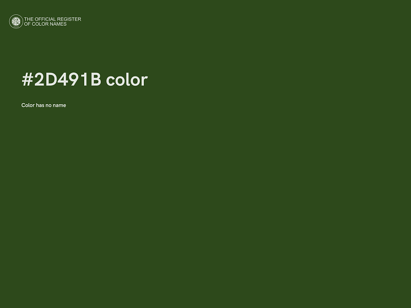 #2D491B color image