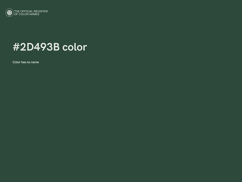 #2D493B color image