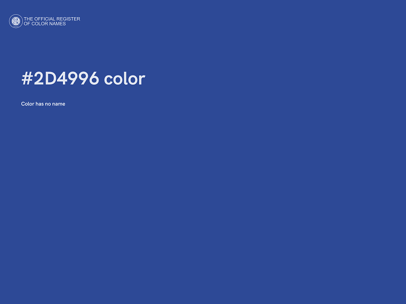 #2D4996 color image