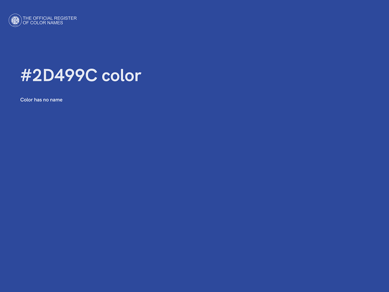 #2D499C color image