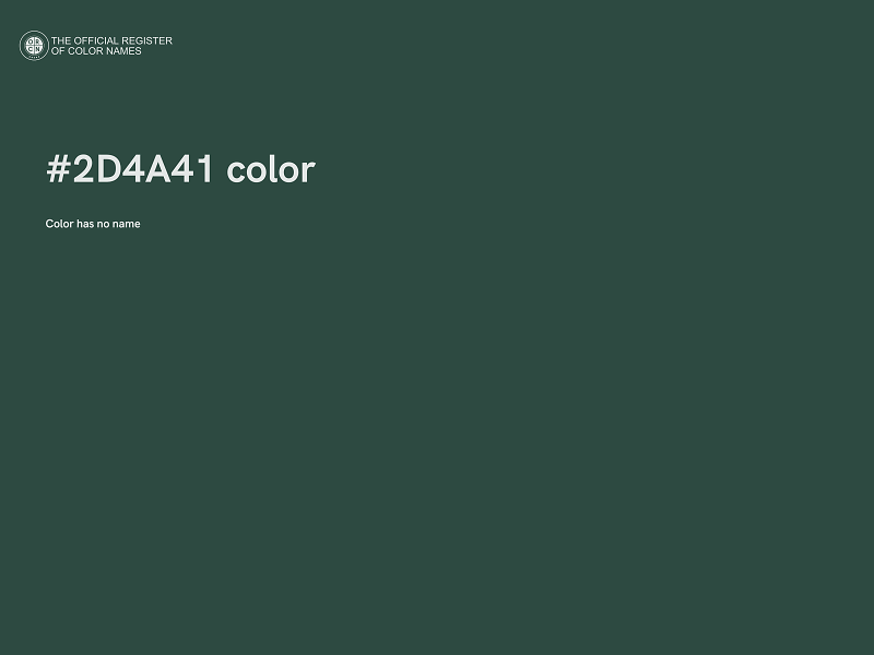 #2D4A41 color image