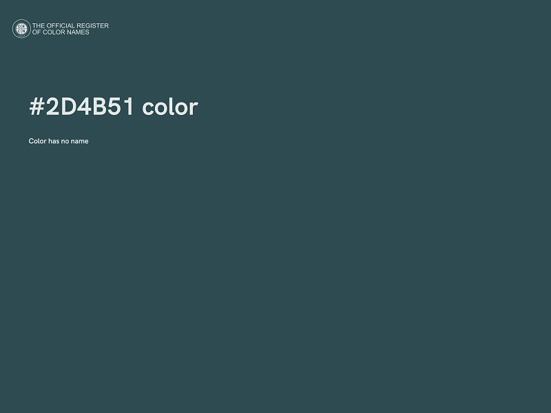 #2D4B51 color image