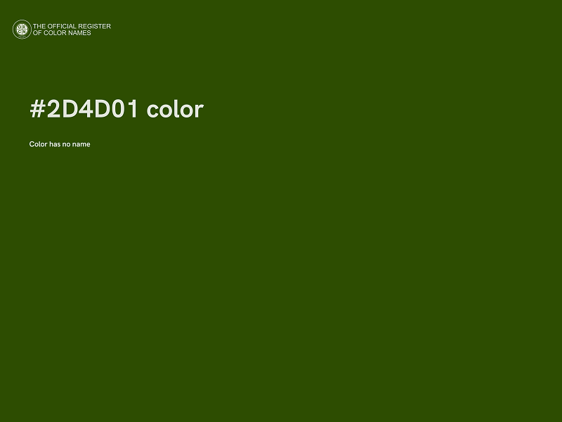 #2D4D01 color image