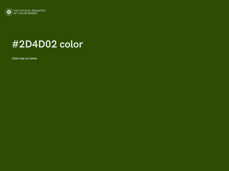 #2D4D02 color image