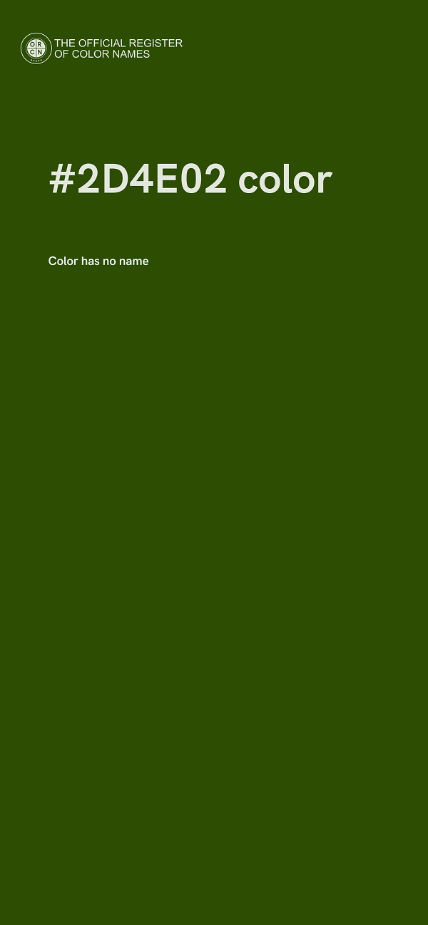 #2D4E02 color image