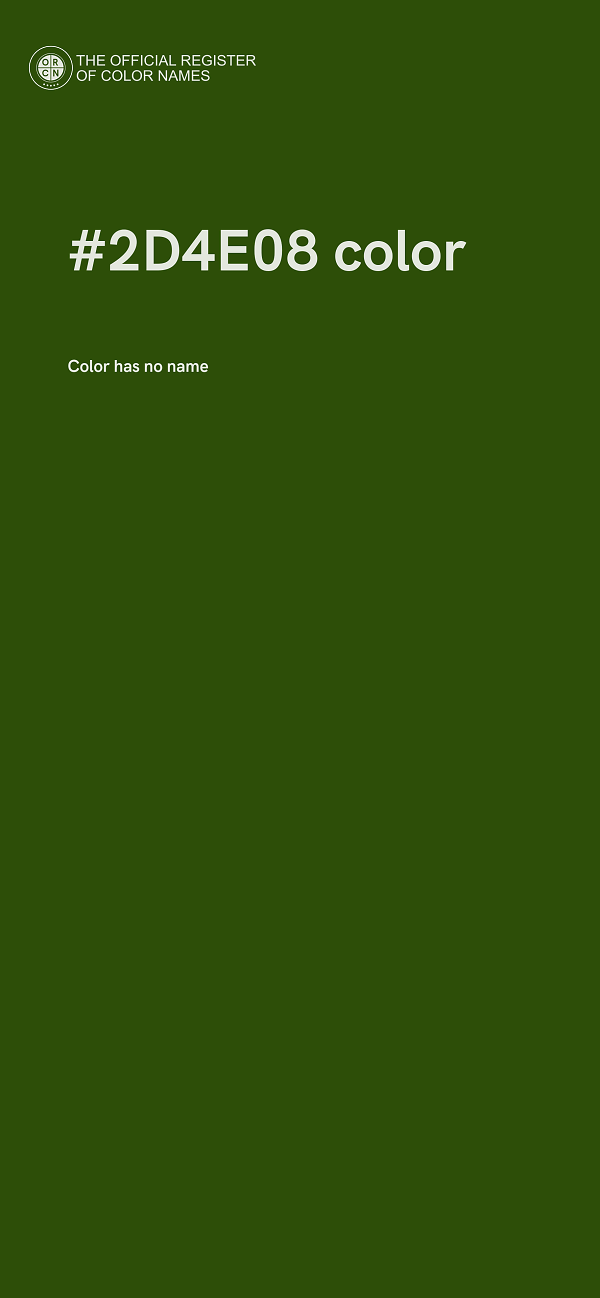 #2D4E08 color image
