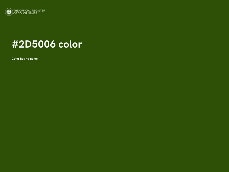 #2D5006 color image