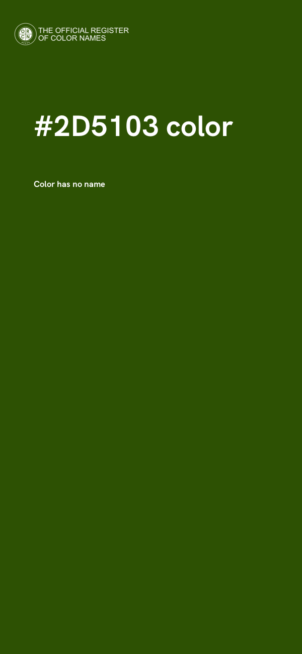 #2D5103 color image