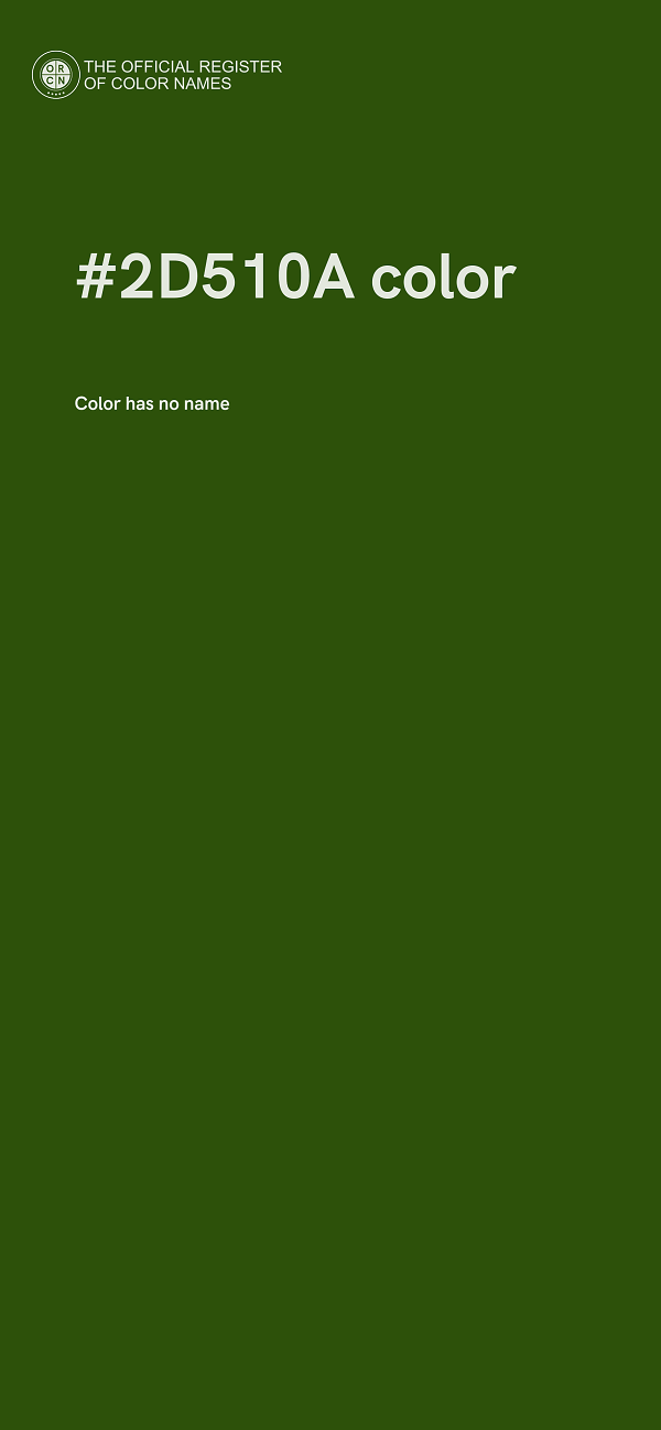 #2D510A color image