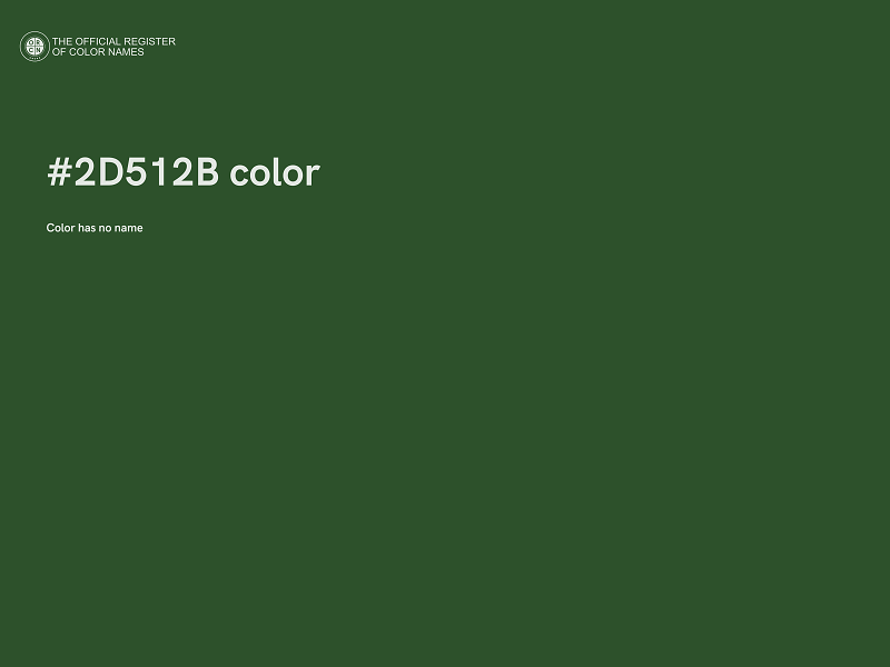 #2D512B color image