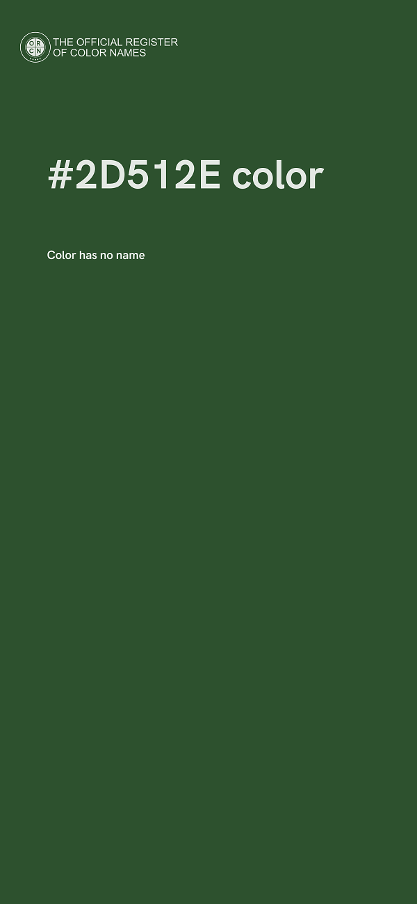 #2D512E color image