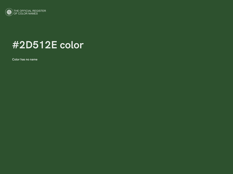 #2D512E color image