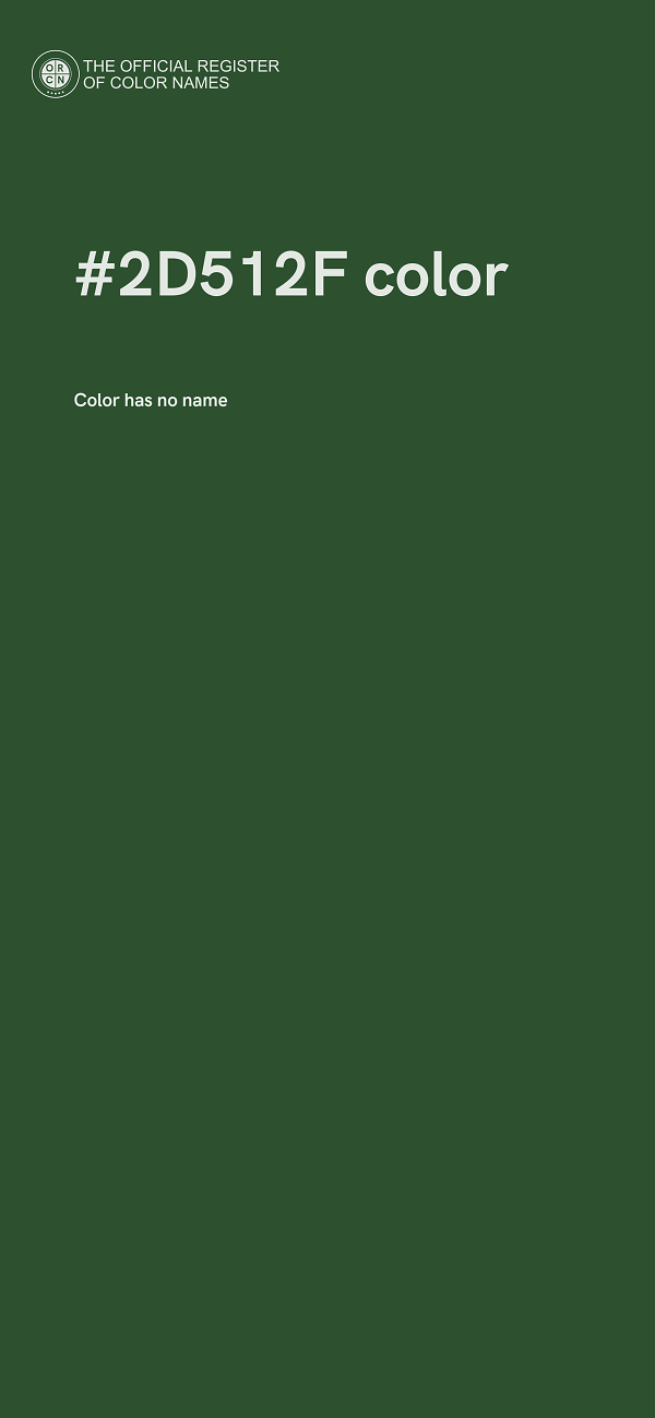 #2D512F color image