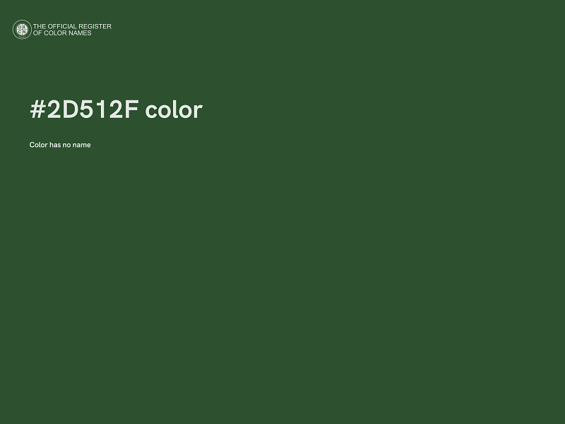 #2D512F color image
