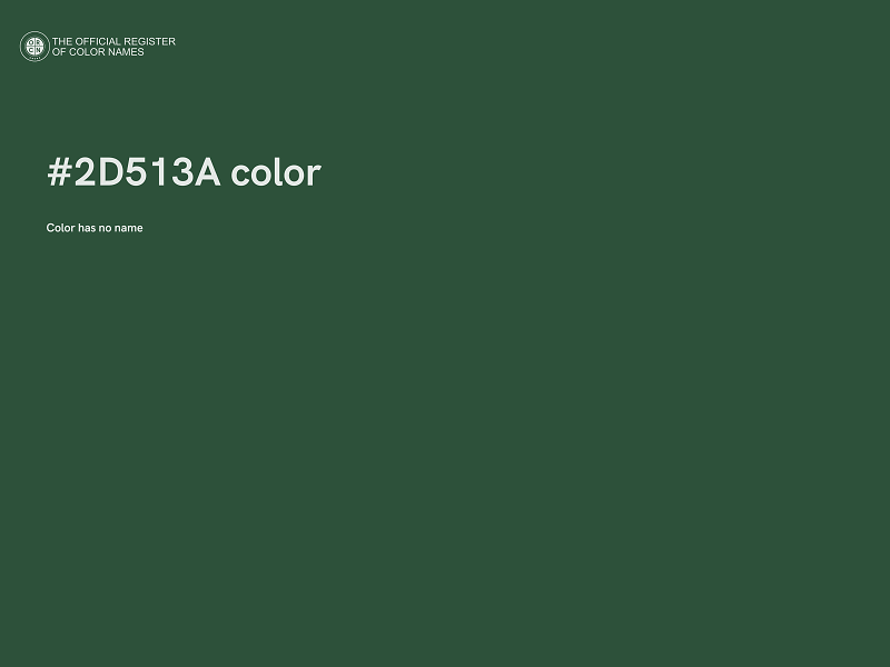 #2D513A color image