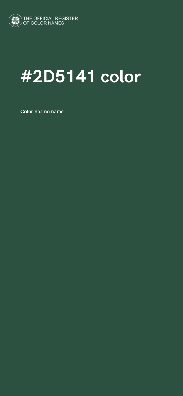#2D5141 color image