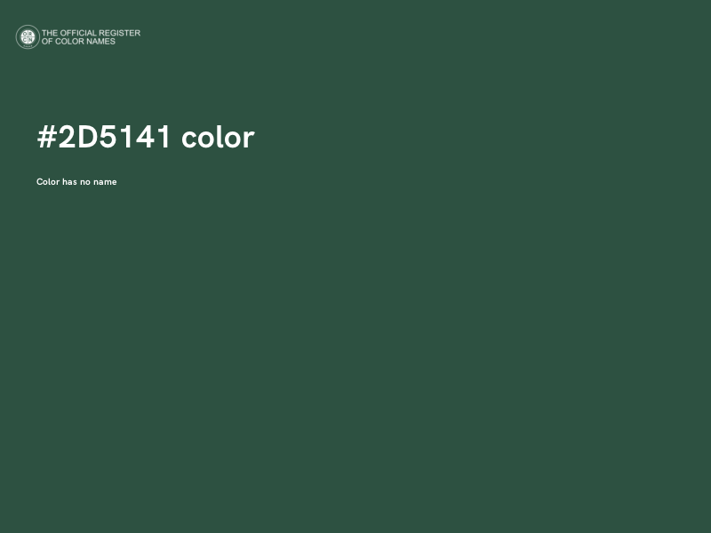 #2D5141 color image