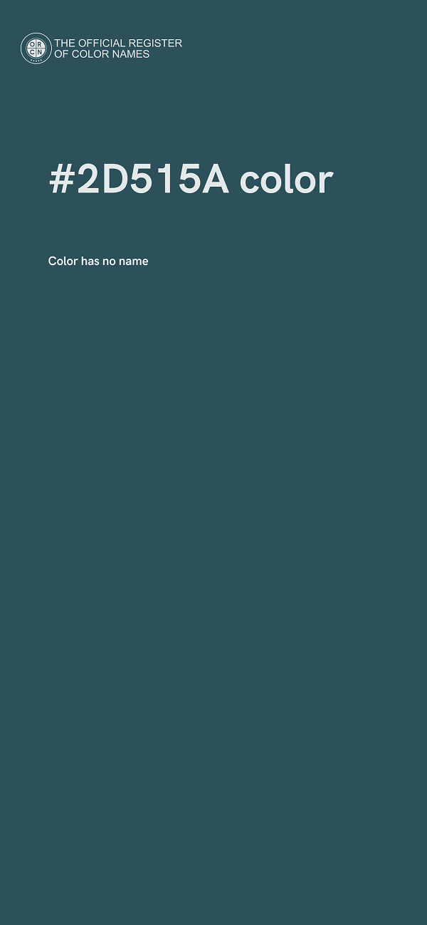 #2D515A color image