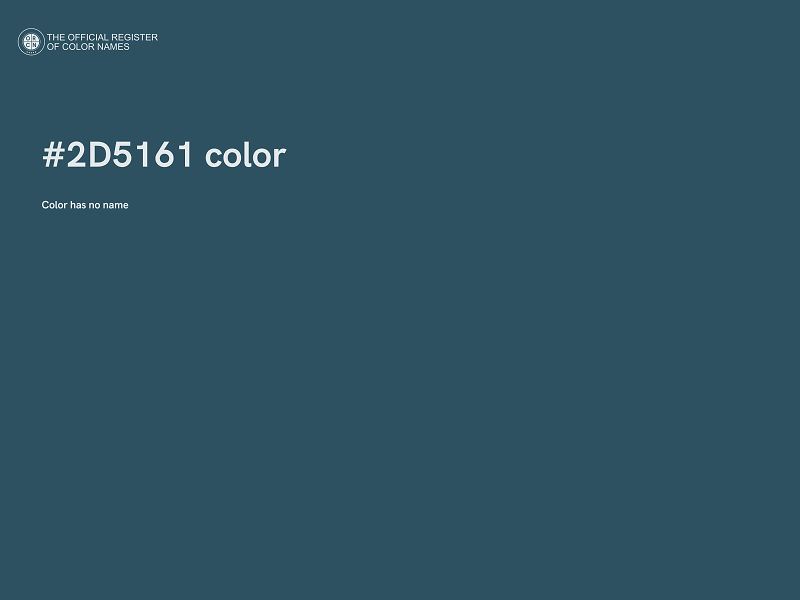 #2D5161 color image