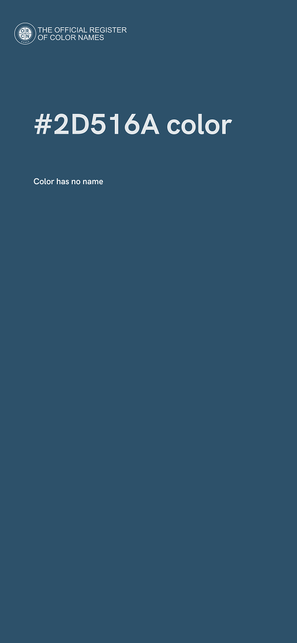 #2D516A color image