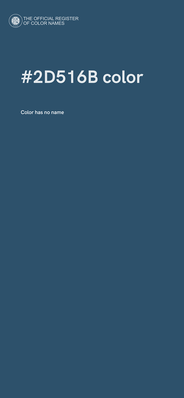 #2D516B color image