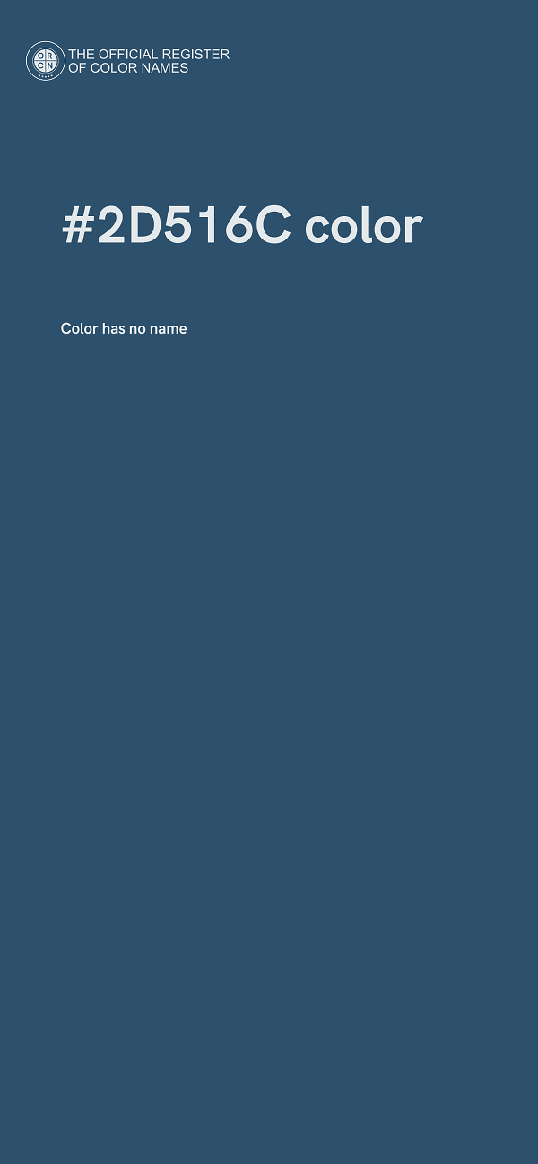 #2D516C color image