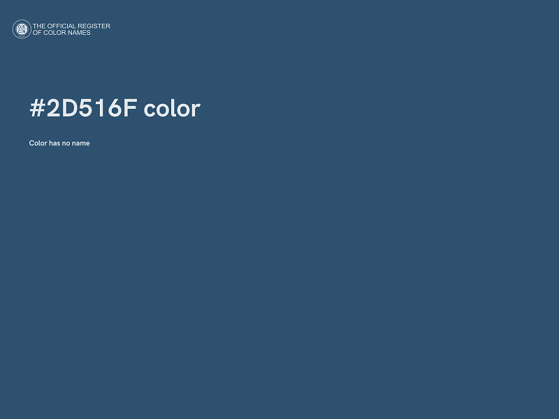 #2D516F color image