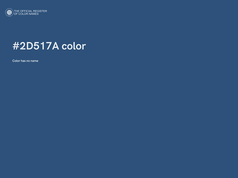 #2D517A color image