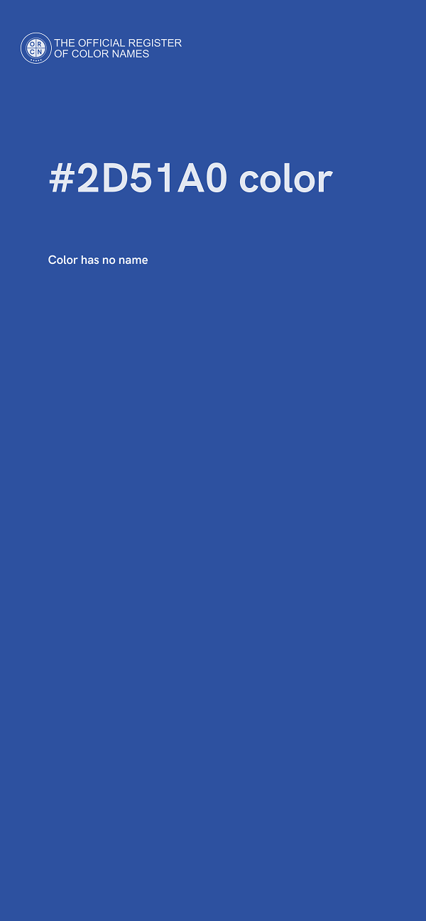 #2D51A0 color image