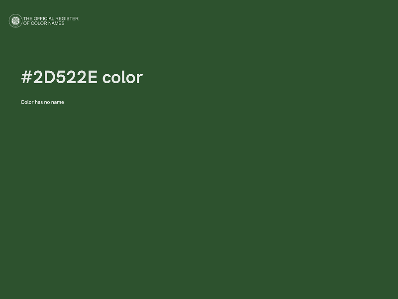 #2D522E color image