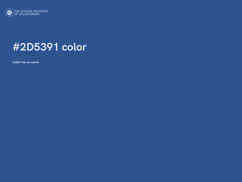 #2D5391 color image