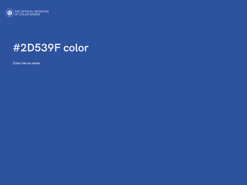 #2D539F color image