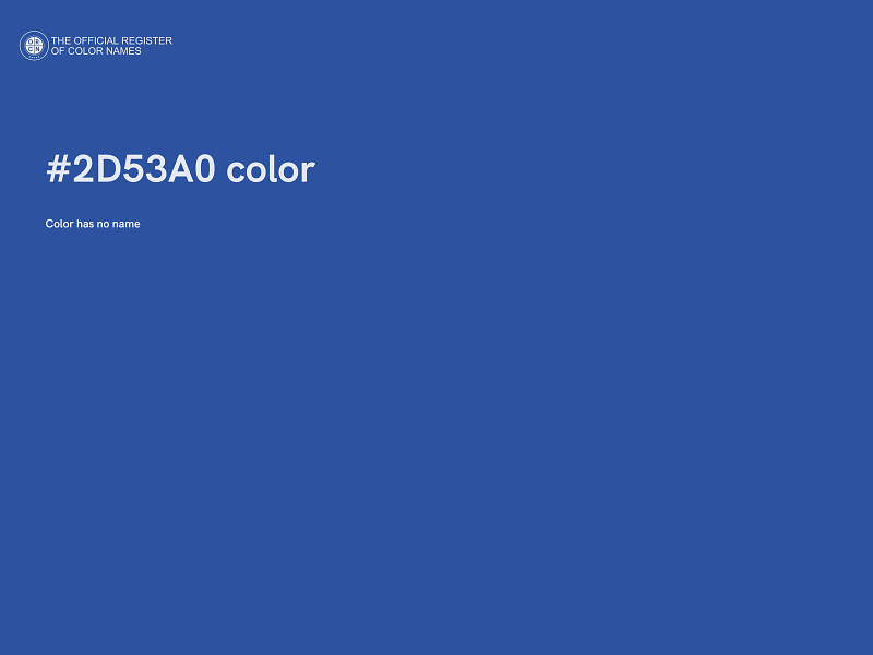 #2D53A0 color image