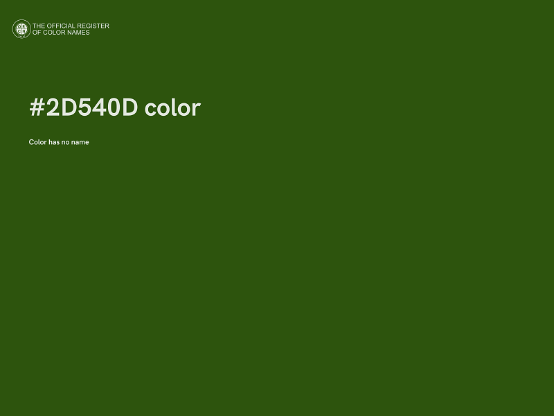 #2D540D color image