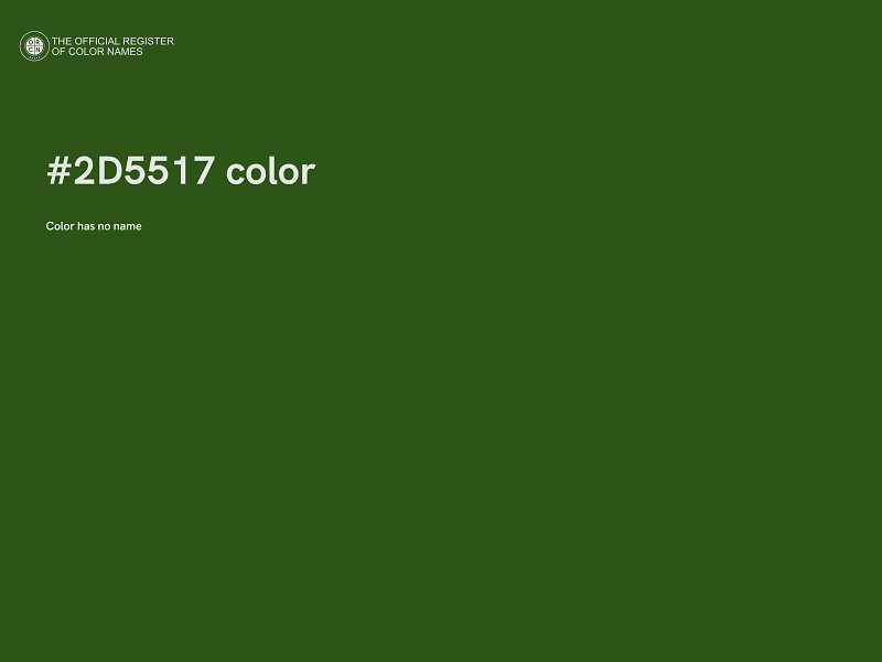 #2D5517 color image