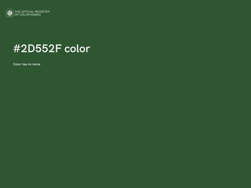 #2D552F color image