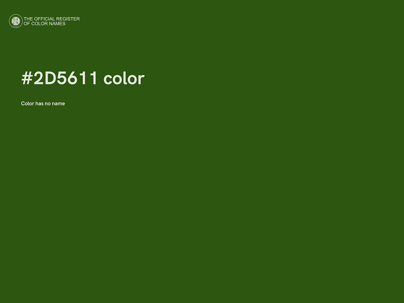 #2D5611 color image