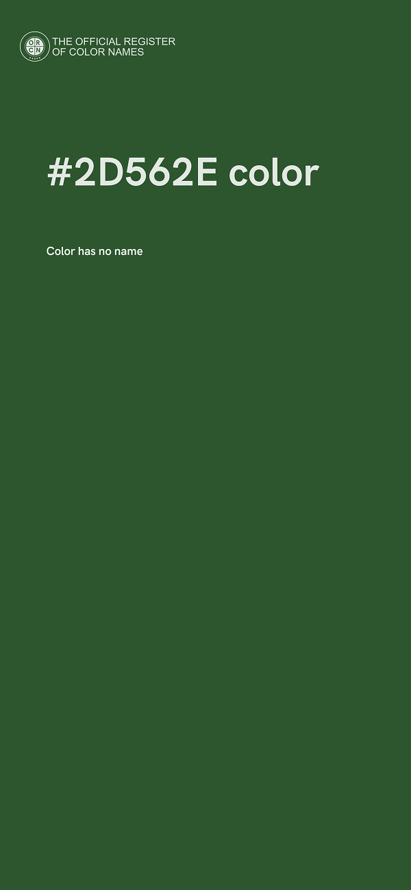 #2D562E color image