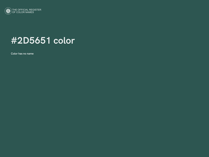 #2D5651 color image