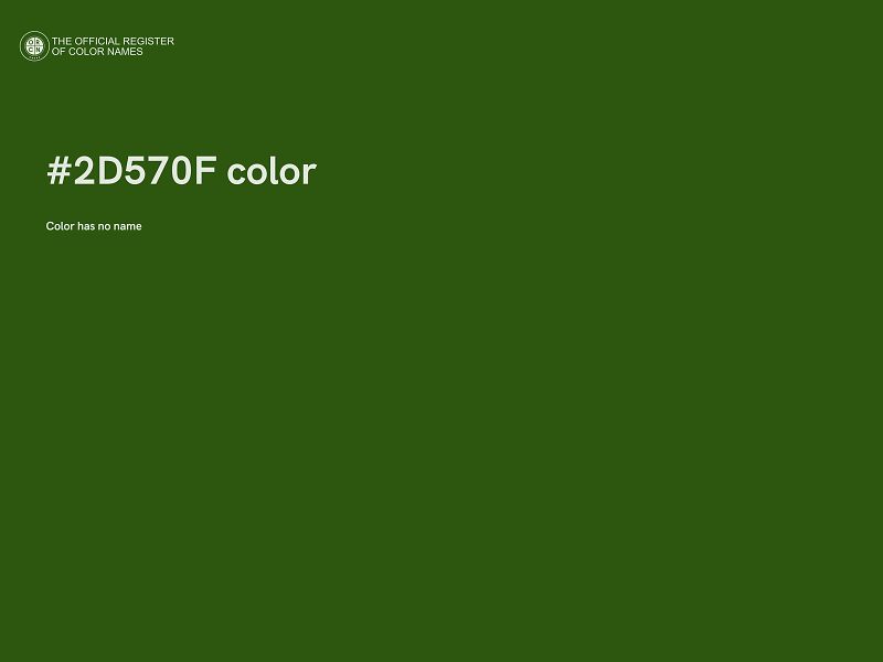 #2D570F color image