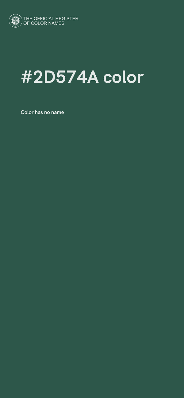 #2D574A color image