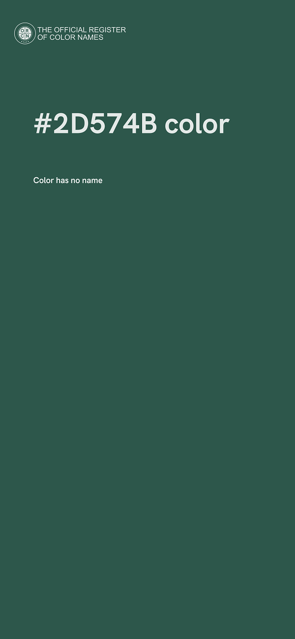 #2D574B color image