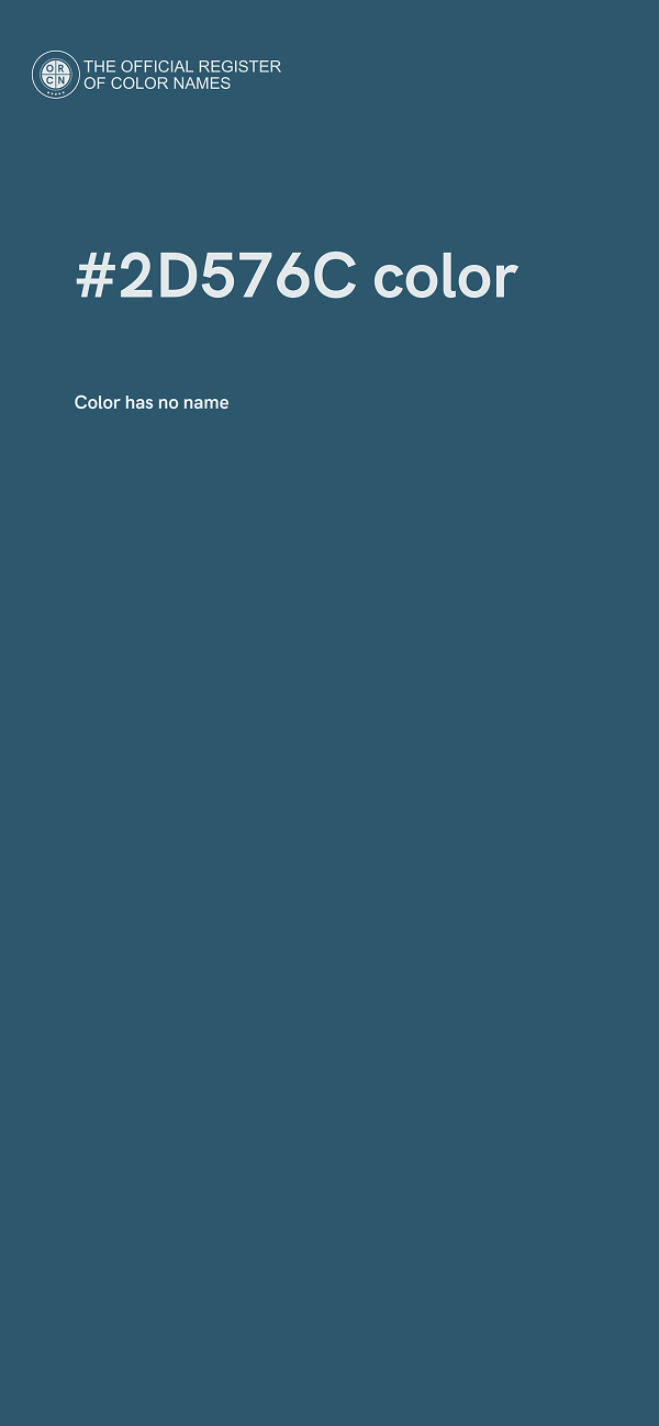 #2D576C color image