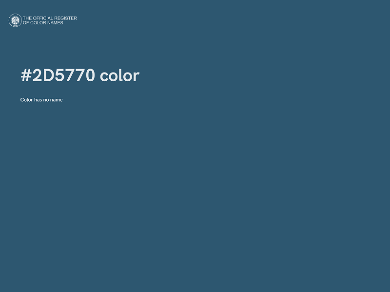 #2D5770 color image